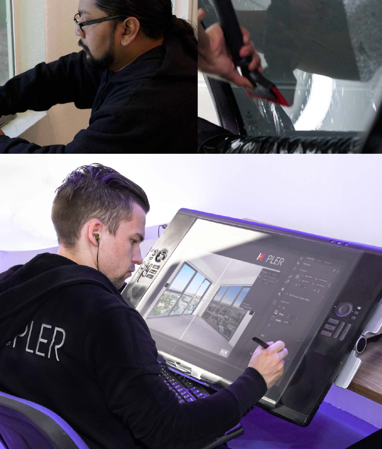 Kepler Specialist Performing Commercial Window Tinting in Cullman Cullman