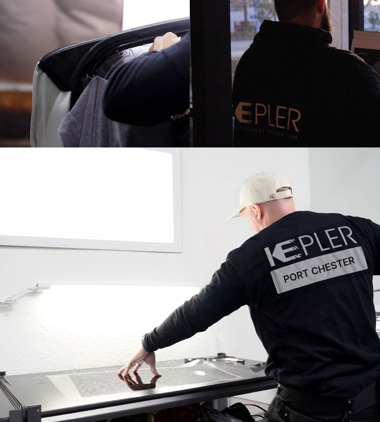 Window Tinting Specialist Cutting Film in Port Chester, New York