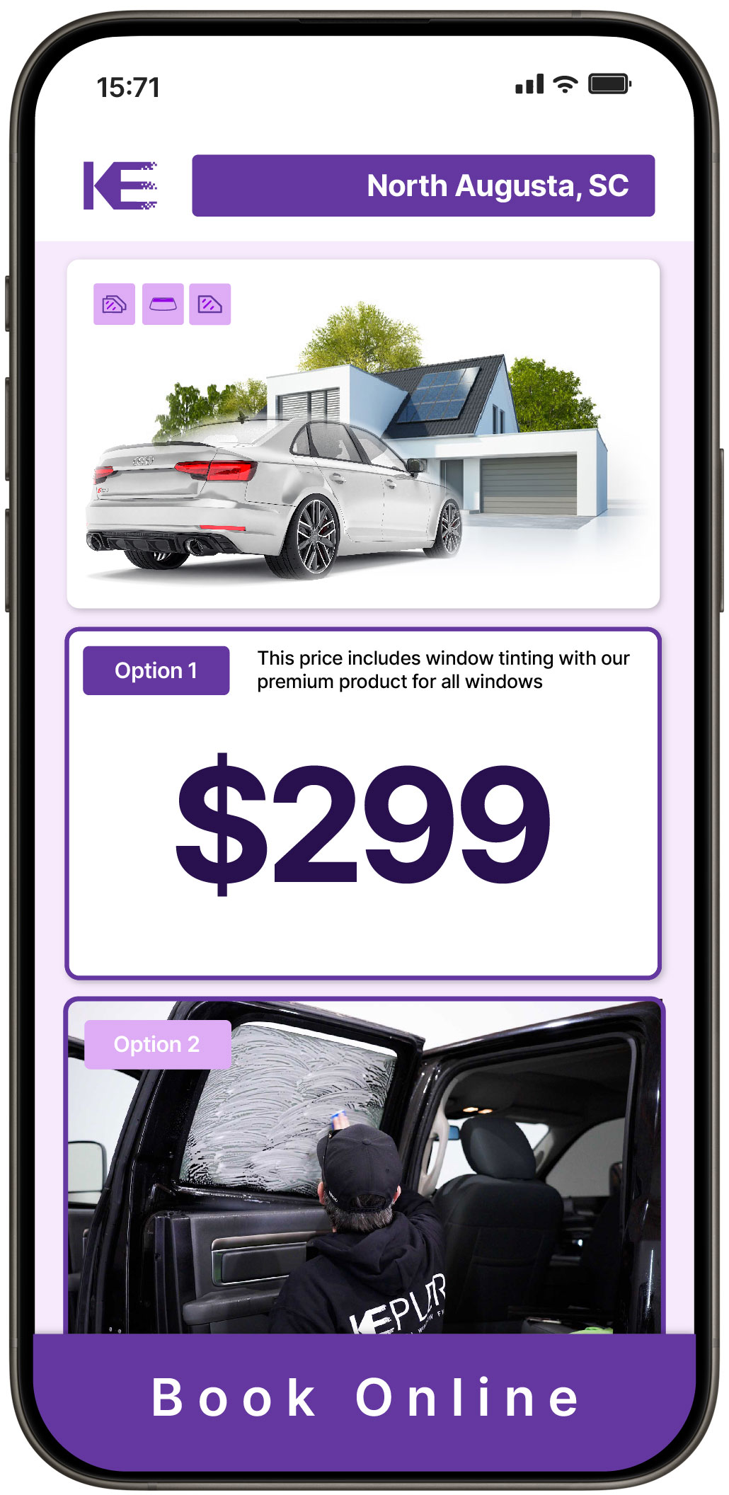 View Competitive Window Tinting Prices in North Augusta, South Carolina