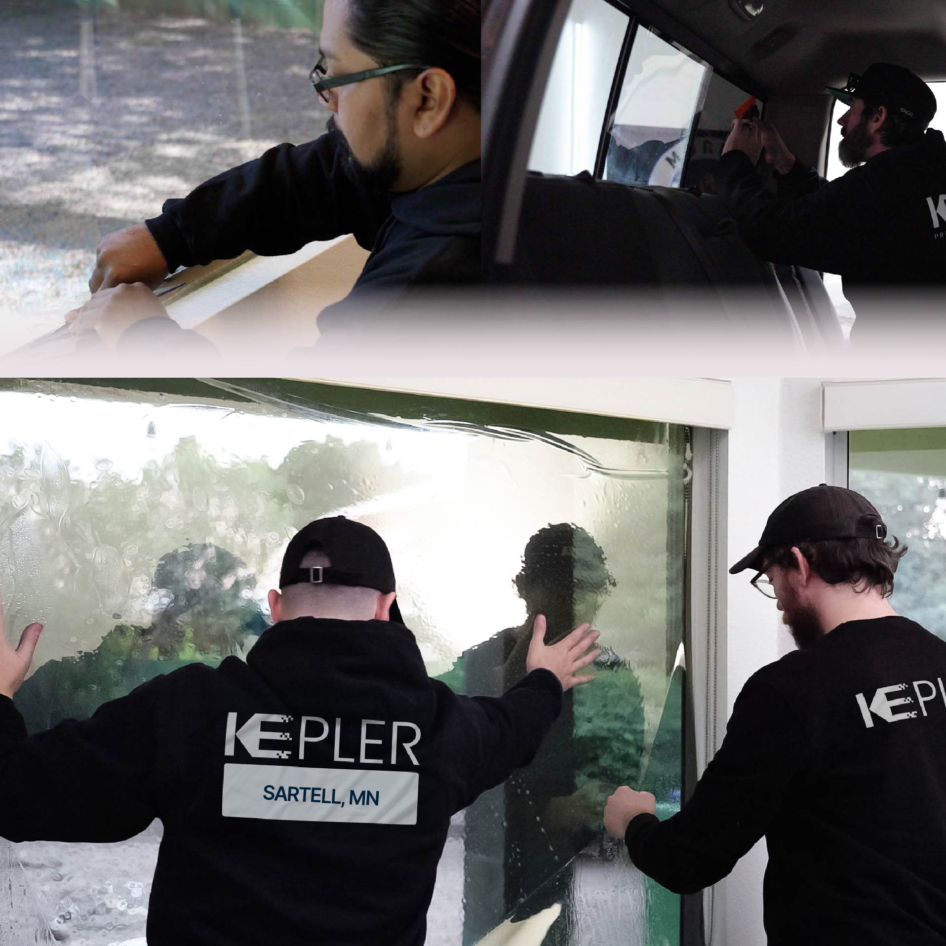 Kepler Specialist Performing Commercial Window Tinting in Sartell Sartell
