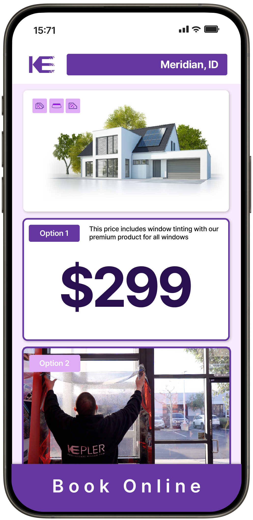 View Competitive Home Window Tinting Prices in Meridian, Idaho