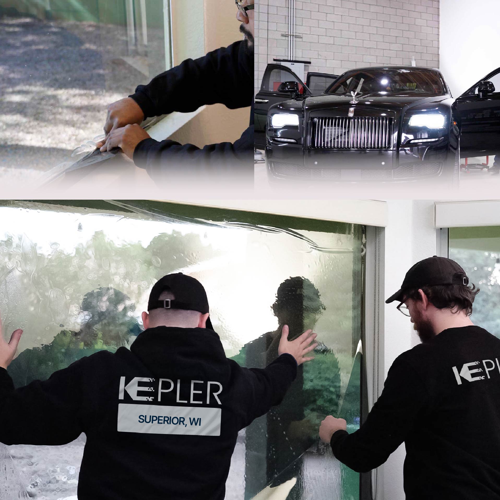 Kepler Specialist Performing Commercial Window Tinting in Superior Superior