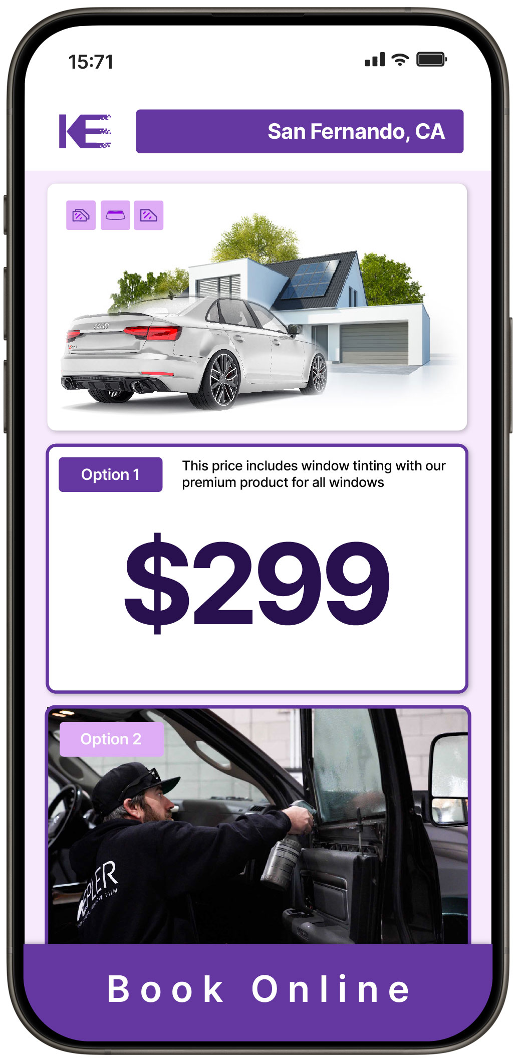 View Affordable Tesla Window Tinting Prices in Laguna Hills, California