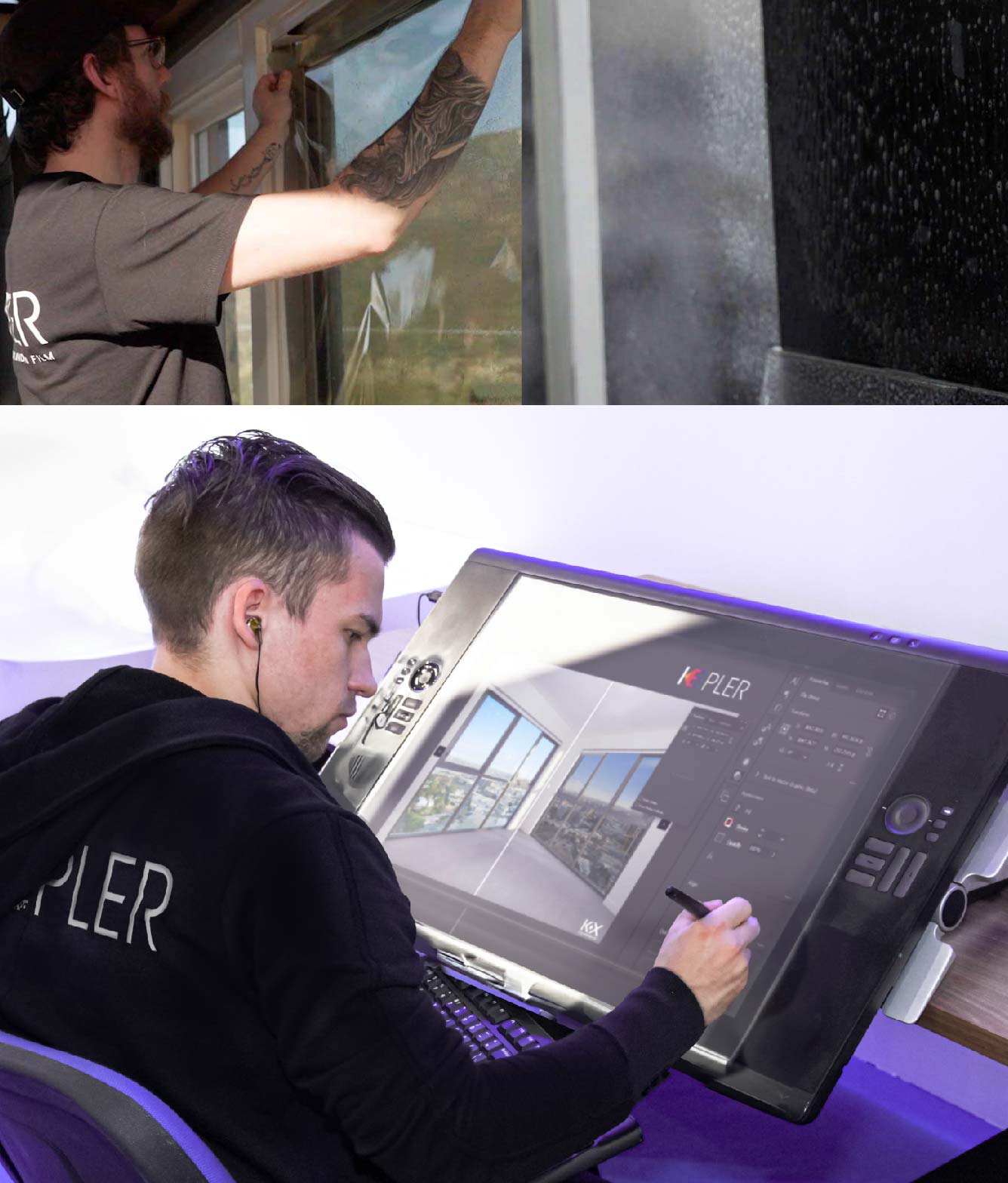 Kepler Specialist Performing Commercial Window Tinting in Rocky Mount Rocky Mount