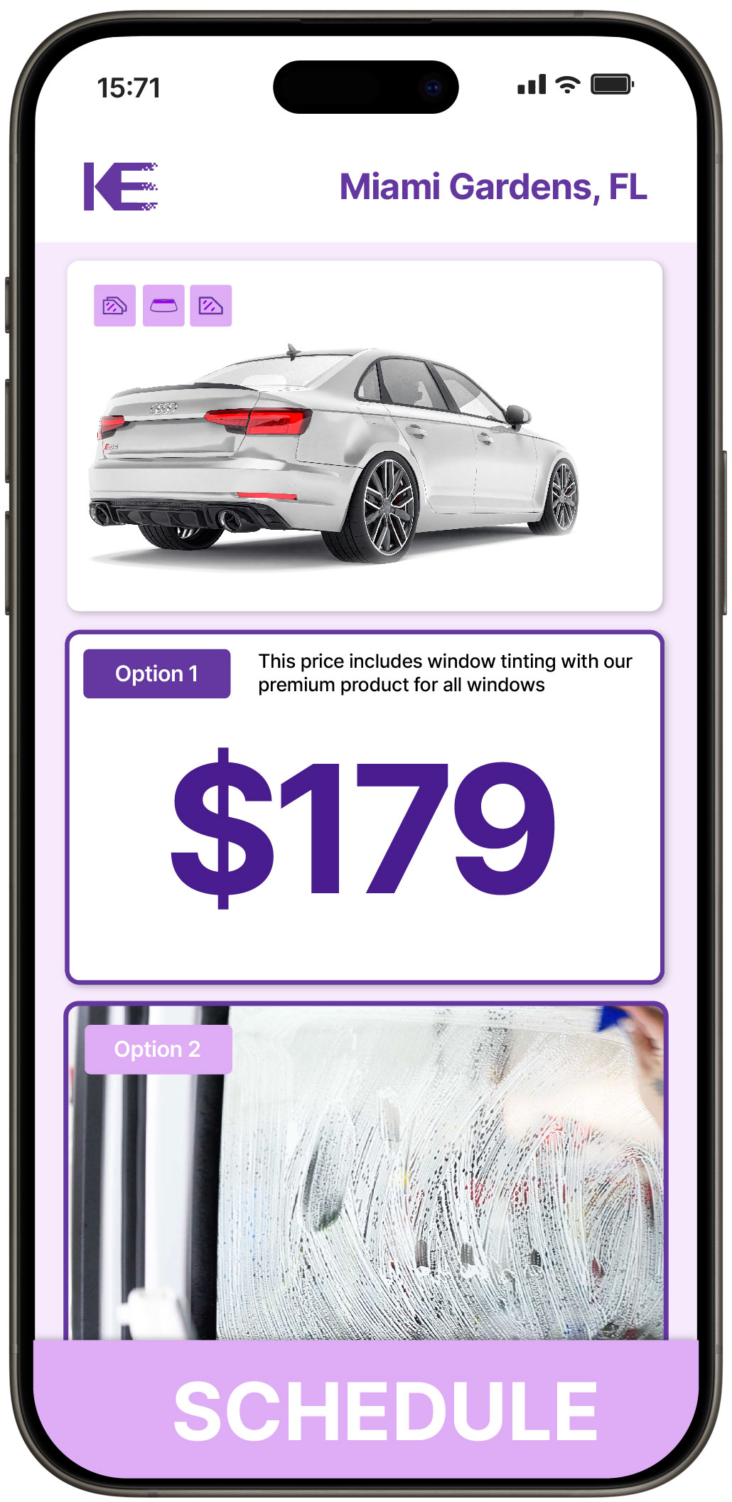 View Affordable Car Window Tinting Rates in Miami Gardens, Florida