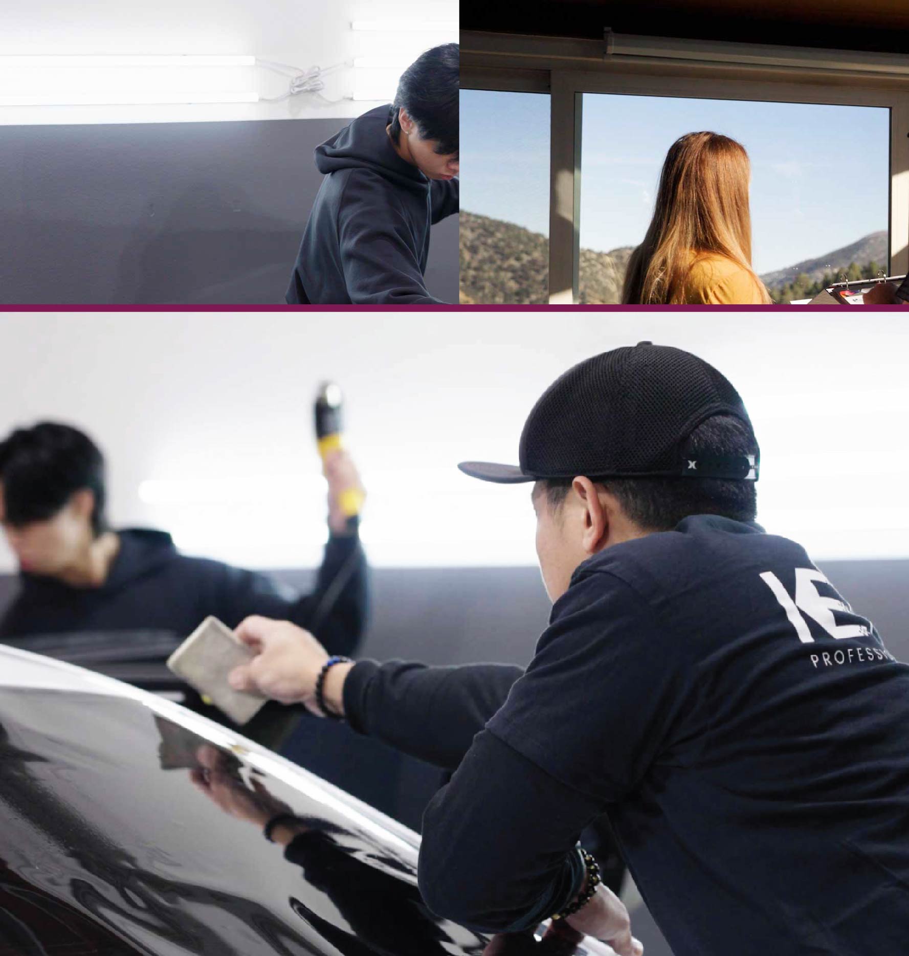 Car Window Tinting Specialists at Work in Virginia
