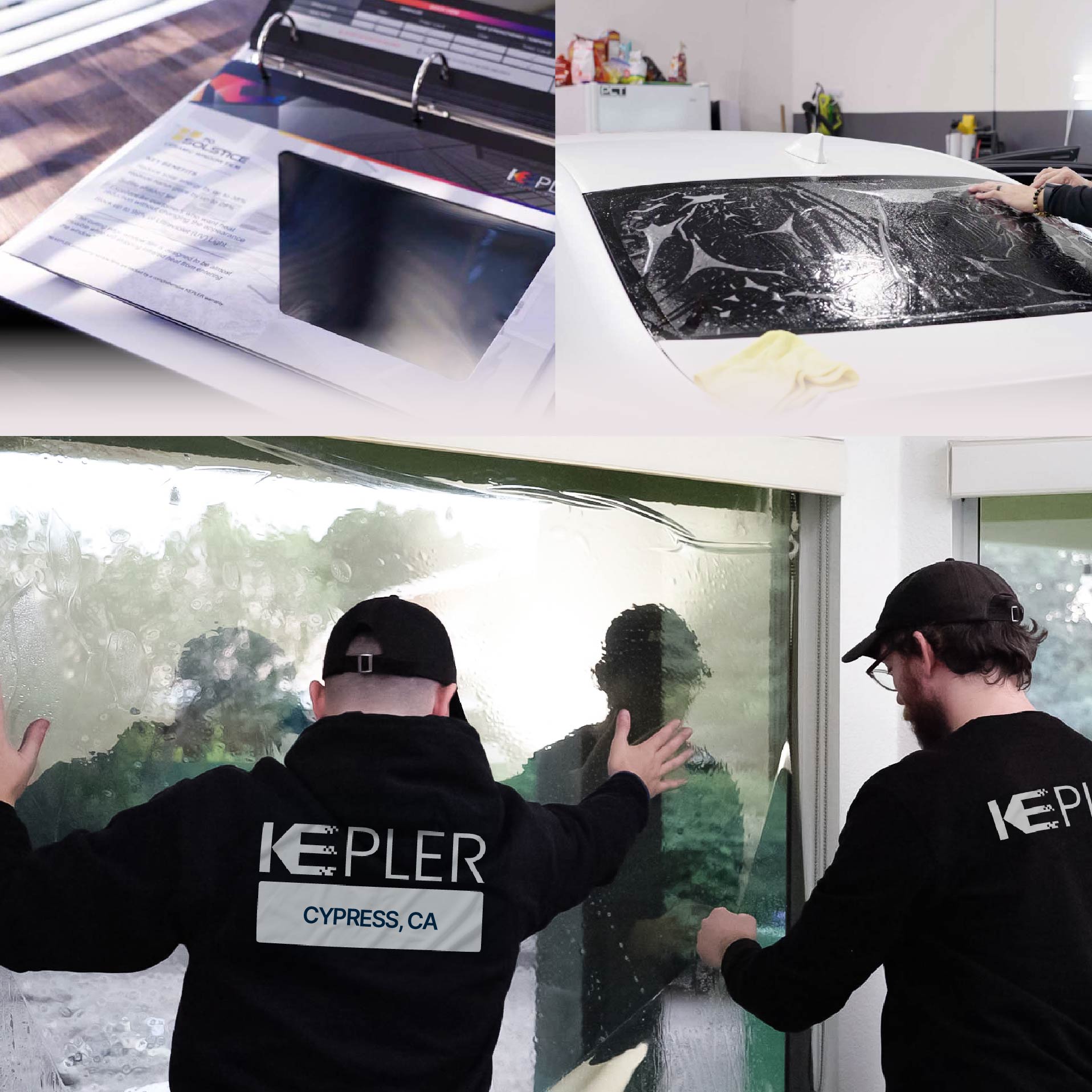 Kepler Specialist Performing Commercial Window Tinting in Cypress Cypress