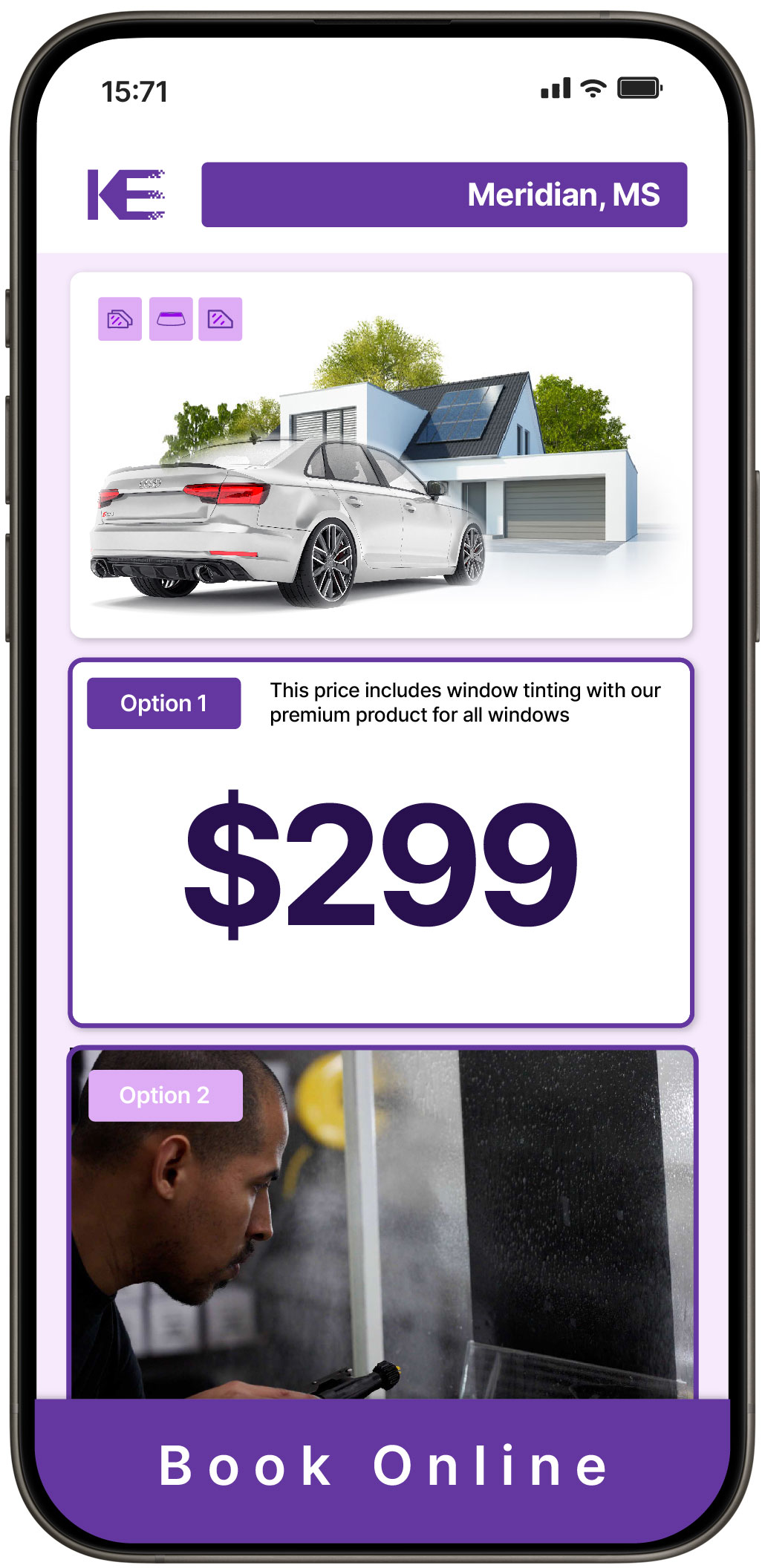 View Competitive Window Tinting Prices in Meridian, Mississippi