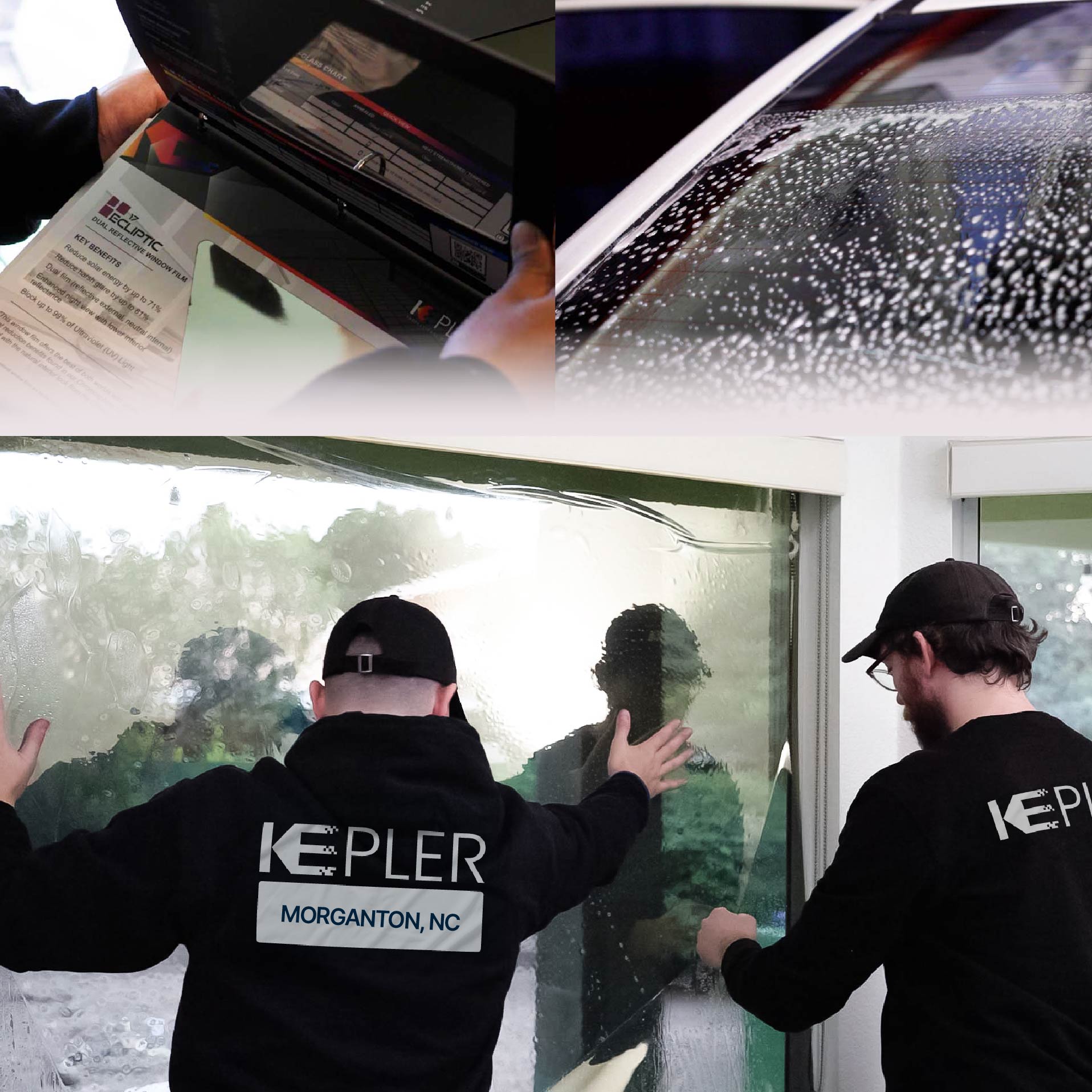 Kepler Specialist Performing Commercial Window Tinting in Morganton Morganton