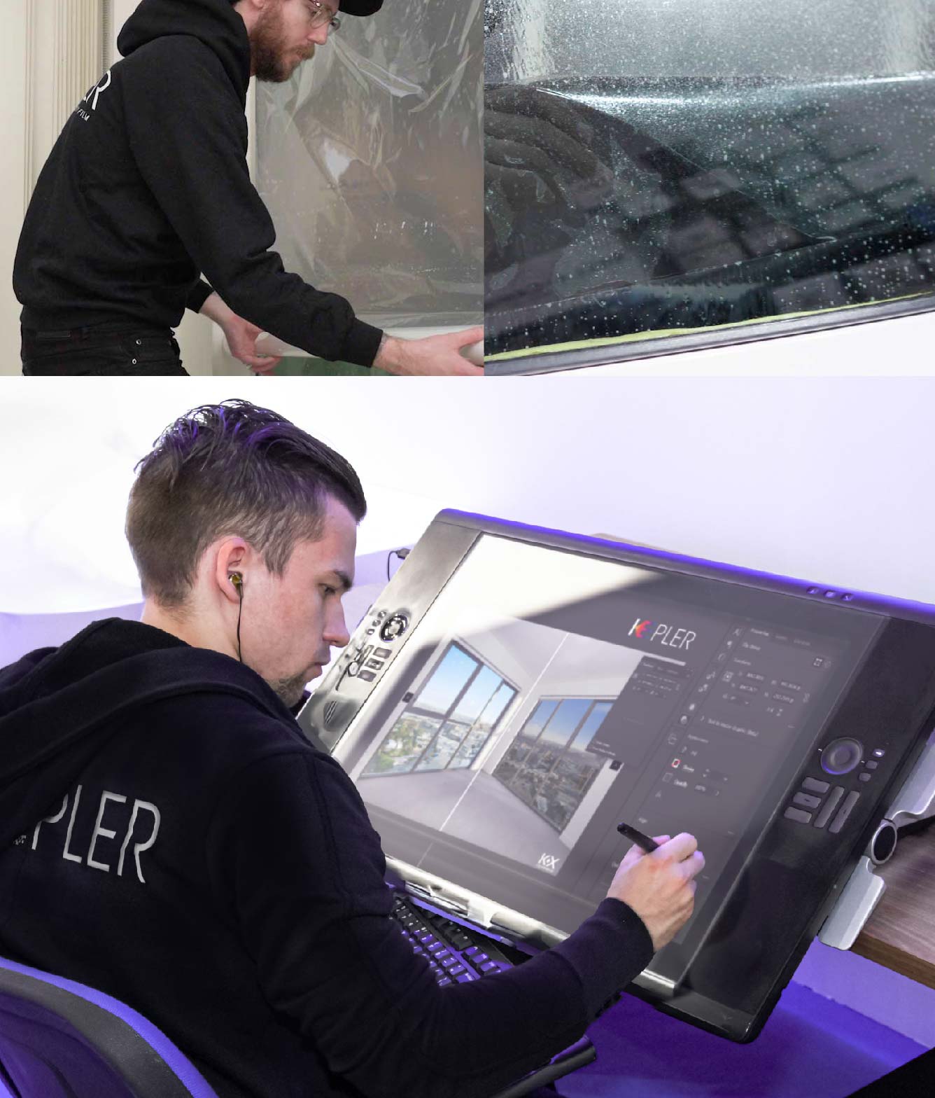 Kepler Specialist Performing Commercial Window Tinting in Gardena Gardena