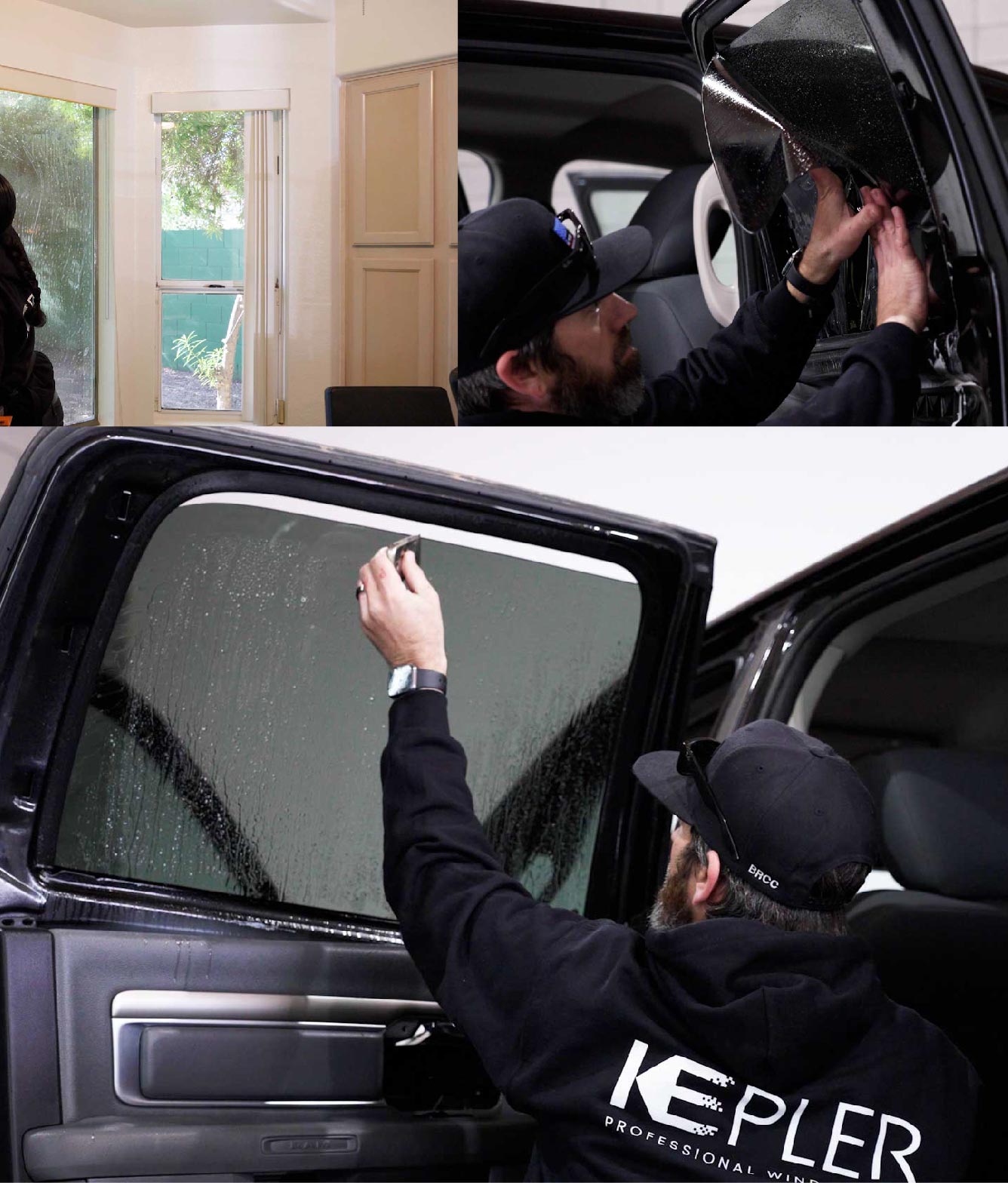 Kepler Window Tinting Specialists at Work in Millville, New Jersey