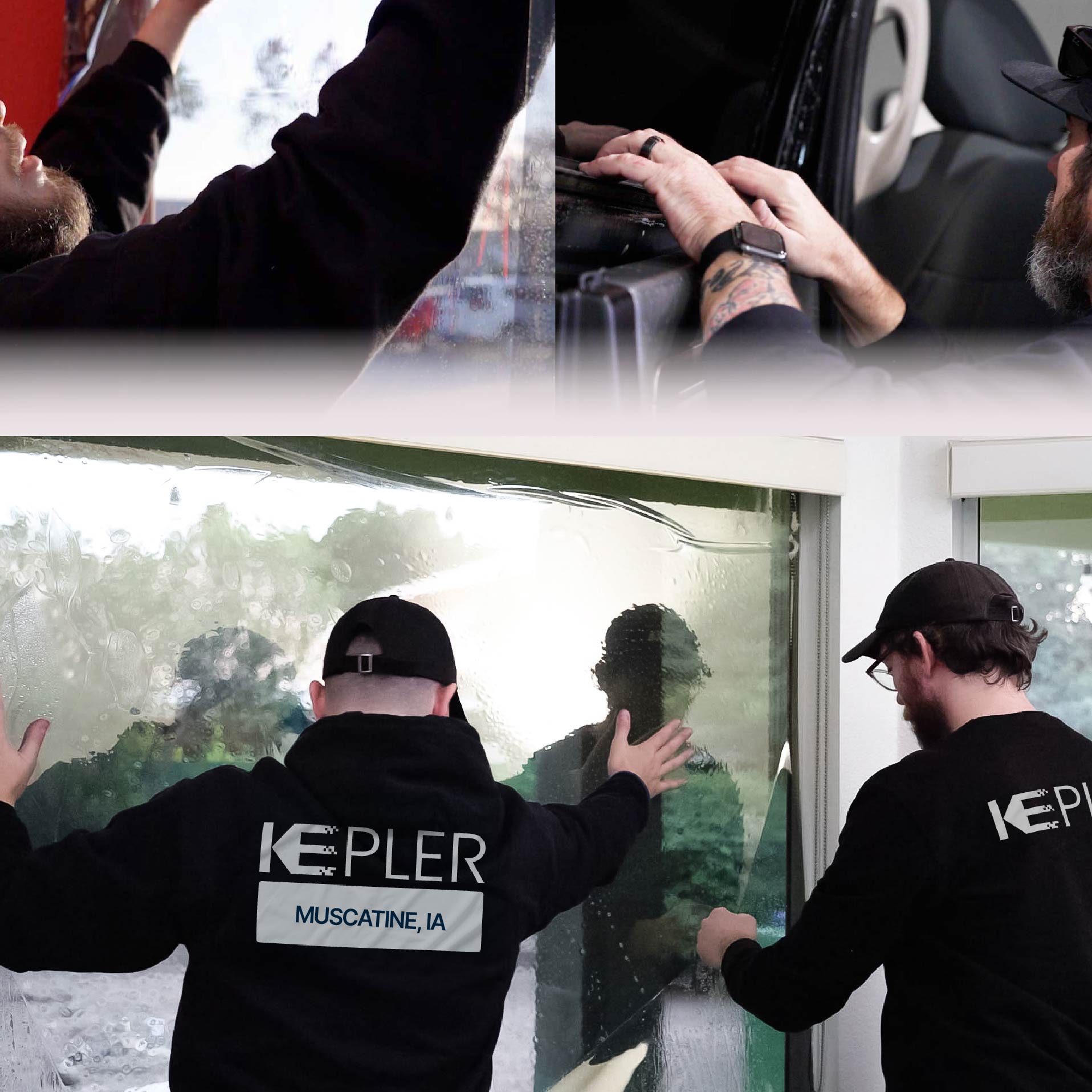 Kepler Specialist Performing Commercial Window Tinting in Muscatine Muscatine