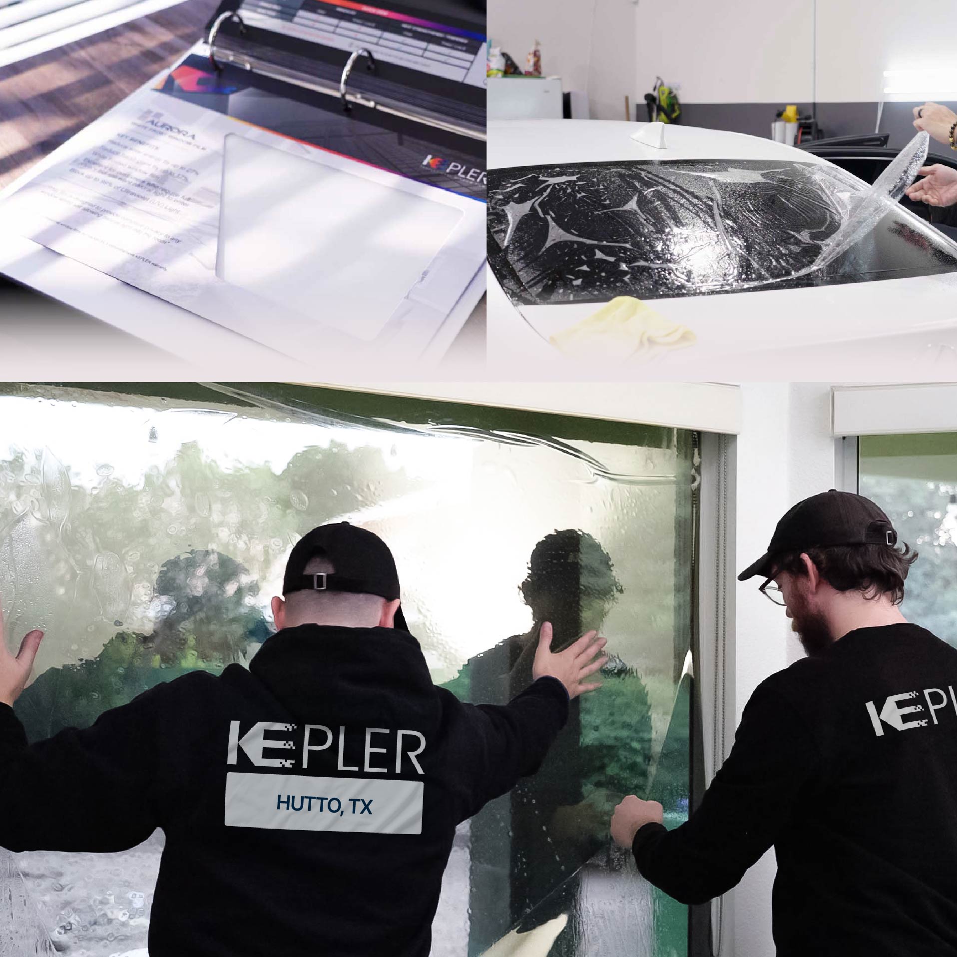 Kepler Specialist Performing Commercial Window Tinting in Hutto Hutto