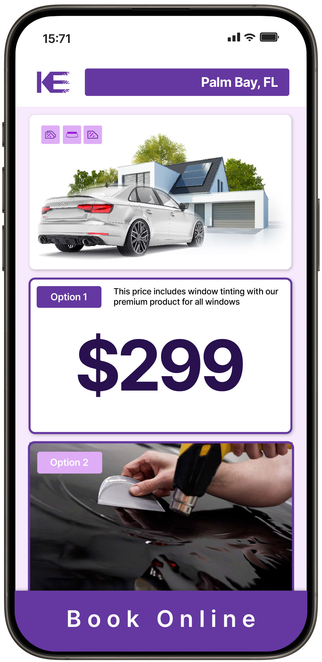 View Competitive Window Tinting Prices in Palm Bay, Florida