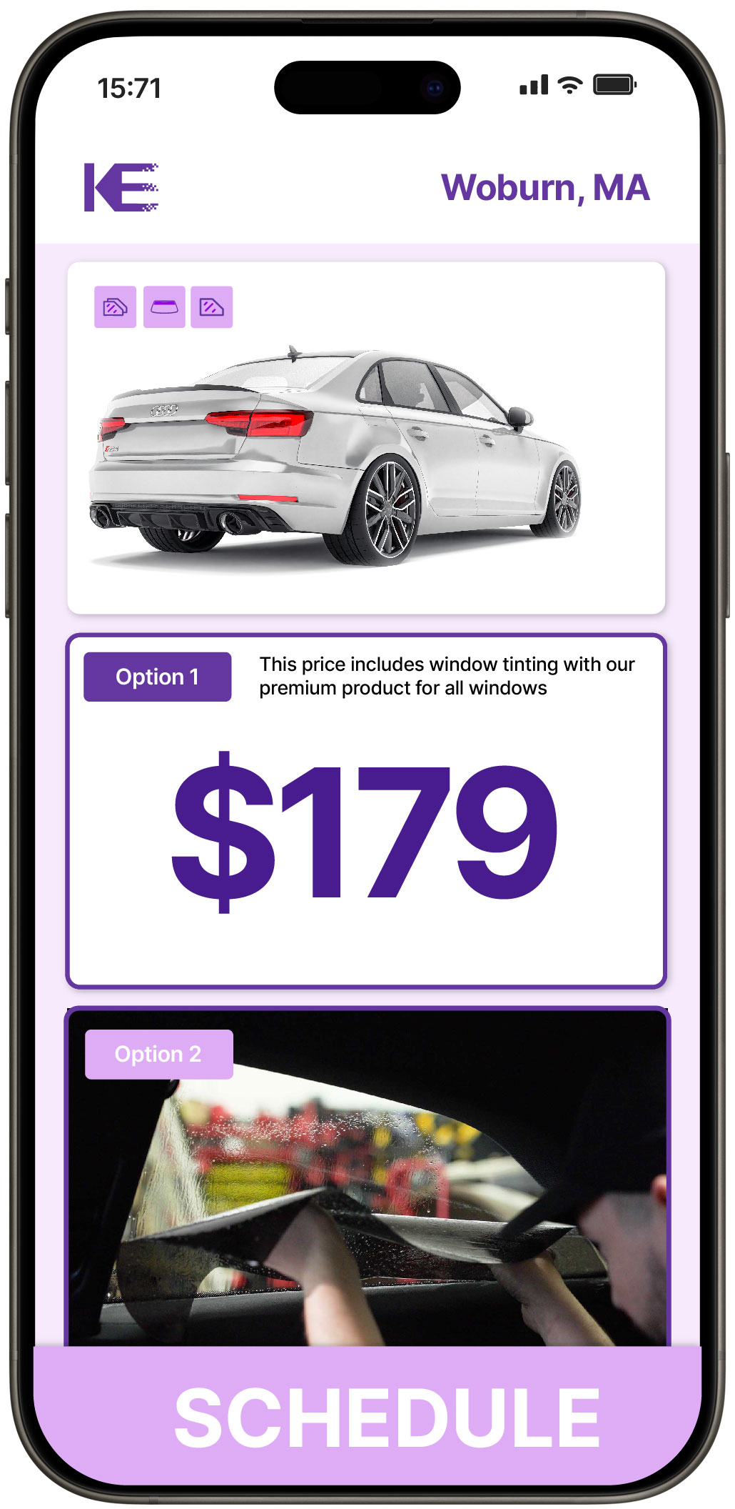 View Reasonable Car Window Tinting Rates in Woburn, Massachusetts