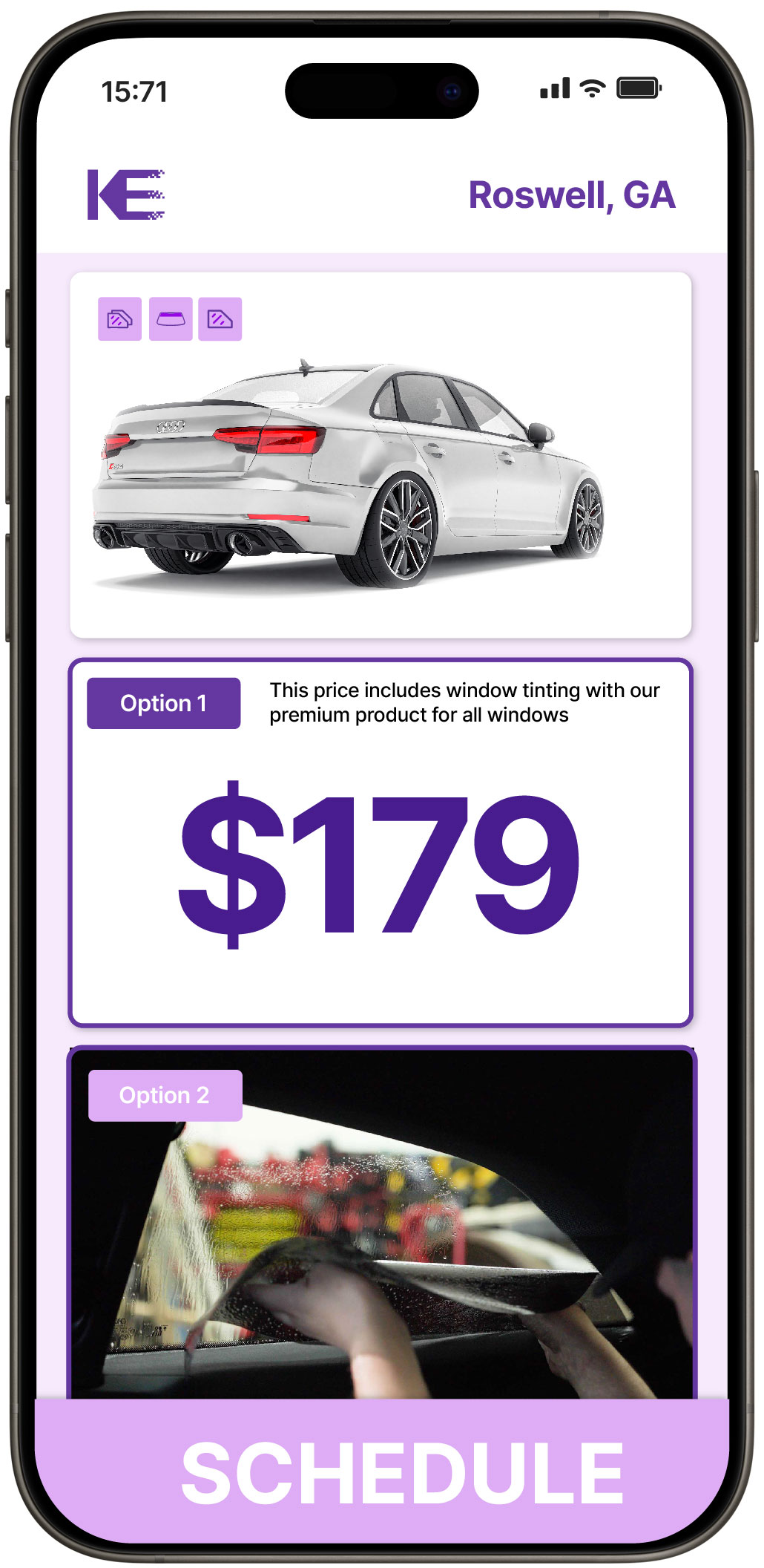 View Reasonable Car Window Tinting Costs in Roswell, Georgia